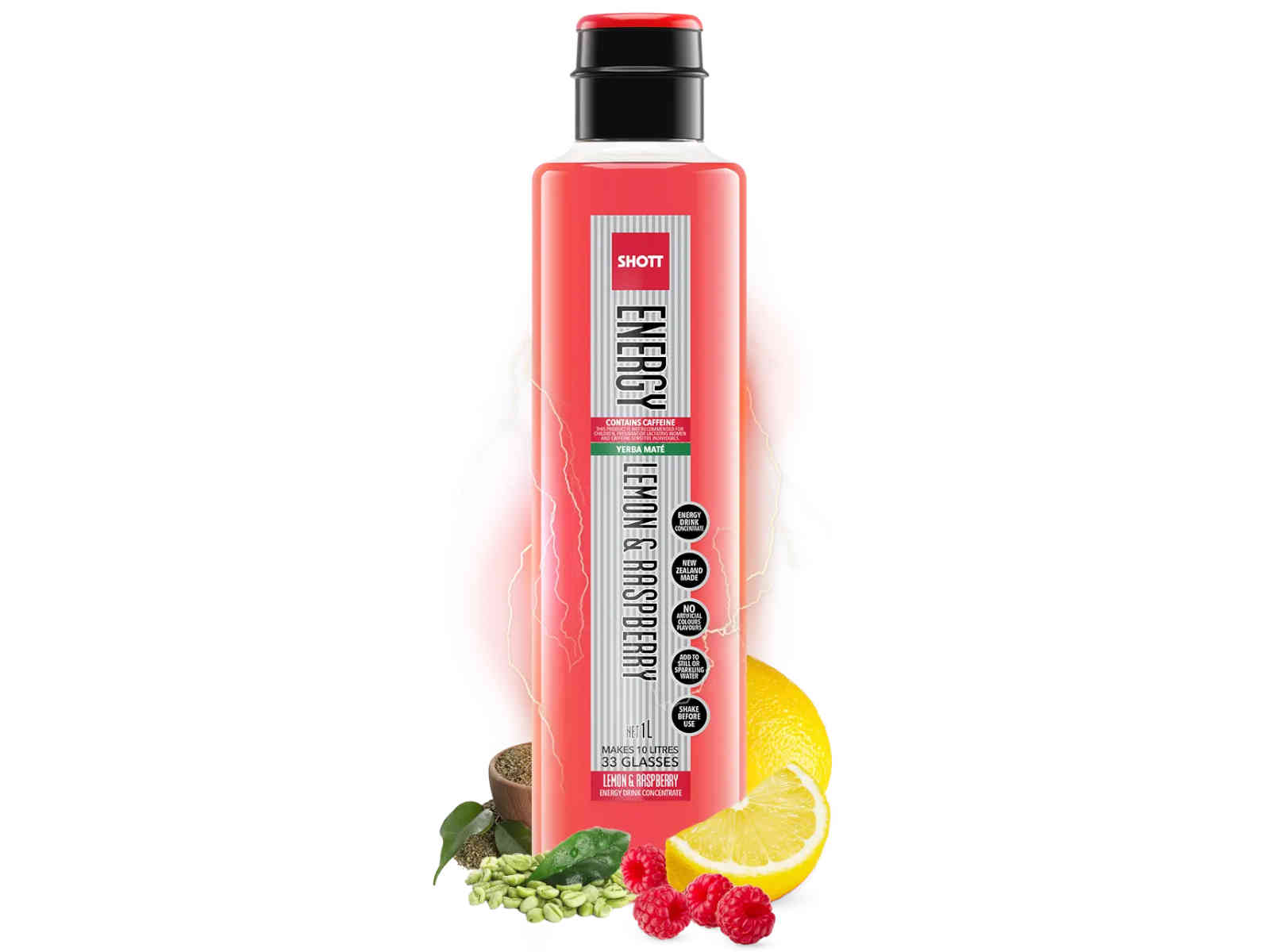 NEW! Lemon & Raspberry - ENERGY 1L